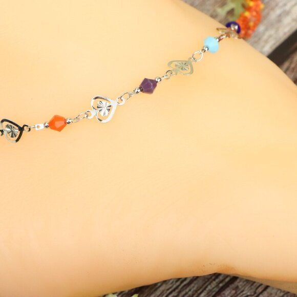 "Elegant Handmade Anklet – Delicate Jewelry for Women, MAR091529 - Picture 8 of 10